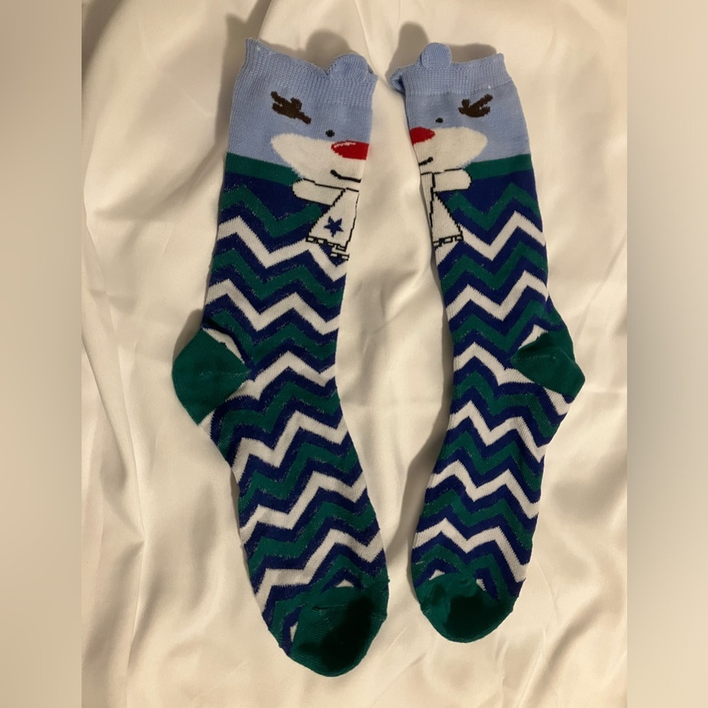 Cute Reindeer Long Socks